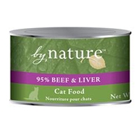 By Nature Naturals 95% Beef & Liver Cat 24/5.5 Oz Cans