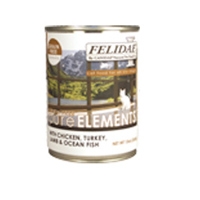 Felidae Grain Free Pure Elements Chicken/Turkey/Lamb/Fish - 12/13 oz. Can Cs.  
