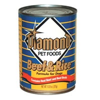 Diamond Beef & Rice Dog 24/13 oz. Cans