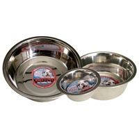 Loving Pets Striped Stainless Steel Dish 1 Pint