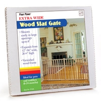 Four Paws Wood Slat Gate
