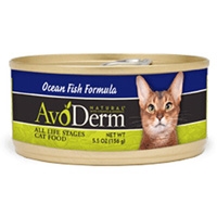AvoDerm Natural Ocean Fish Formula Cat Food 24/5.5 oz. 