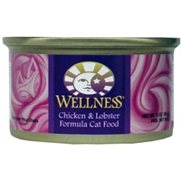 Wellness Canned Cat Chicken & Lobster 24/3 oz Case