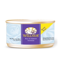 Wellness Beef & Salmon Canned Cat 24/3 oz