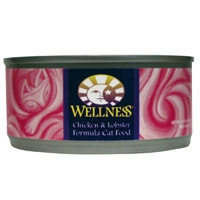 Wellness Canned Cat Chicken & Lobster 24/5.5 oz Case