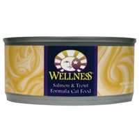 Wellness Canned Cat Salmon & Trout 24/5.5 oz Case