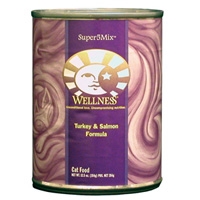Wellness Canned Cat Super5Mix Turkey & Salmon 12/12.5 oz Case