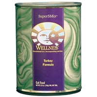Wellness Canned Cat Super5Mix Turkey 12/12.5 oz Case