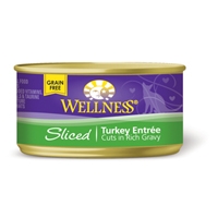 Wellness Cat Cuts Sliced Turkey, 24/3 Oz