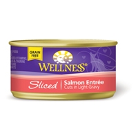 Wellness Cat Cuts Sliced Salmon, 24/3 Oz