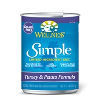 Wellness Simple Solutions Turkey & Potato Can Dog 12/12.5 Oz