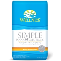 Wellness Simple Food Solutions Duck & Oatmeal Formula Dry Dog 10.5# 