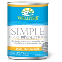 Wellness Simple Food Solutions Duck & Oatmeal Formula Canned Dog 12/12.5oz  