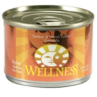 Wellness Canned Dog Turkey & Sweet Potato 24/6 oz Case