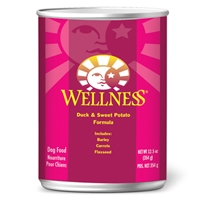 Wellness Canned Dog Super5Mix Duck 12/12.5 oz Case
