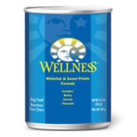 Wellness Canned Dog Fish & Sweet Potato 12/12.5 oz Case