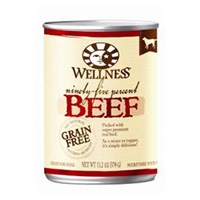 Wellness Canned Dog 95% Beef 12/13.2 oz Case