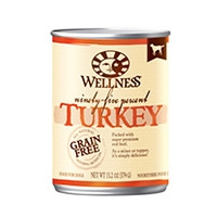 Wellness Canned Dog 95% Turkey 13.2 Oz