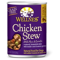 Wellness Chicken Stew with Peas & Carrots 12/12.5 oz. Can