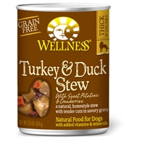 Wellness Turkey & Duck Stew with Sweet Potatoes & Cranberries 12/12.5 oz. Can