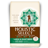 Holistic Select Puppy Health Large & Giant Breed Lamb & Oatmeal Recipe 15 lb.