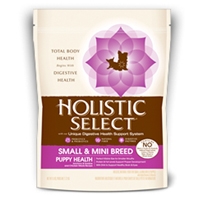 Holistic Select Nourish Puppy Health Small & Mini Breed Anchovy, Sardine & Chicken Meals Recipe 6/6 lb.