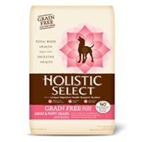 Holistic Select Grain Free Adult & Puppy Salmon, Anchovy & Sardine Meals 6/5 lb.  