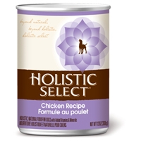 Holistic Select Chicken Can Dog 12/13 oz.  