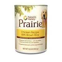Nature's Variety Prairie Canned Chicken Recipe with Brown Rice 13.2 oz  