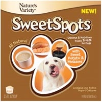 Nature's Variety Instinct Sweet Spots Frozen Dog Treat Sweet Potato & Molasses 4 Pack