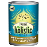Canine Precise Holistic Complete Grain Free Pork Canned 13.2 oz.  