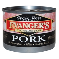Evanger's Grain-Free Pork for Dogs & Cats, 24/6 Oz  