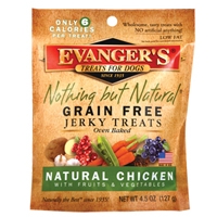Evanger's Original Chicken/Fruit/Vegetable Jerky, 4.5 Oz