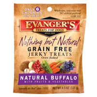 Evanger's Buffalo/Fruit/Vegetable Jerky, 4.5 Oz