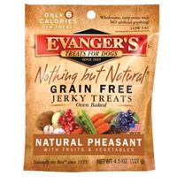 Evanger's Pheasant/Fruit/Vegetable Jerky, 4.5 Oz
