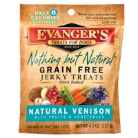 Evanger's Venison/Fruit/Vegetable Jerky, 4.5 Oz