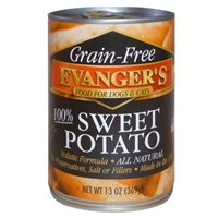Evanger's Grain-Free Sweet Potato for Dogs & Cats Treat/Supplement, 13 Oz  