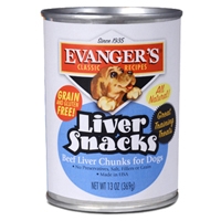 Evanger's Evanger's Liver Snacks for Dogs Classic, 13 Oz  