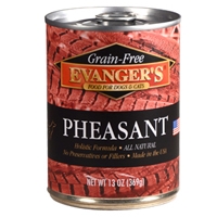 Evanger's Grain-Free Pheasant for Dogs & Cats, 12/13 Oz  