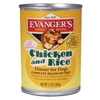 Evanger's Complete Chicken/Rice Dog, 12/13 Oz