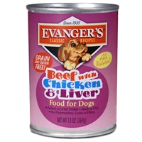 Evanger's All Meat Classics Beef/Chicken/Liver, 12/13 Oz