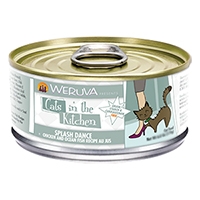 Cats in the Kitchen Chicken & Ocean Fish Recipe Au Jus Splash Dance Canned Cat Food, 3.2 oz.