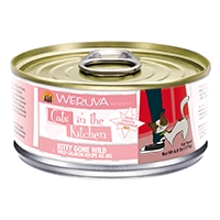 Cats in the Kitchen Wild Salmon Recipe Au Jus Kitty Gone Wild Canned Cat Food, 3.2 oz.