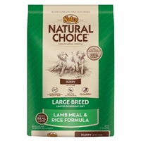 NUTRO NAT CHOICE LARGE BREED PUPPY LAMB/RICE 15#  