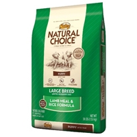 NUTRO NAT CHOICE LARGE BREED PUPPY LAMB/RICE 30#  