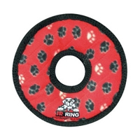 VIP Products Tuffy Jr Gear Ring Red Paws  