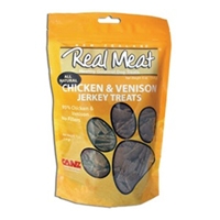 Real Meat Dog Jerky Treats Chicken/Vension 4oz