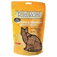 Real Meat Cat Jerky Chicken/Venison 3oz