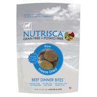 DOGSWELL® 5 oz NUTRISCA® Raw Freeze Dried Bites Beef  