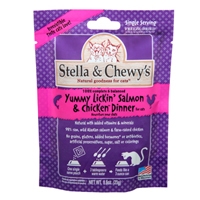 Stella & Chewy's 0.8 oz Freeze Dried Yummy Lickin' Salmon & Chicken Dinner for Cats  